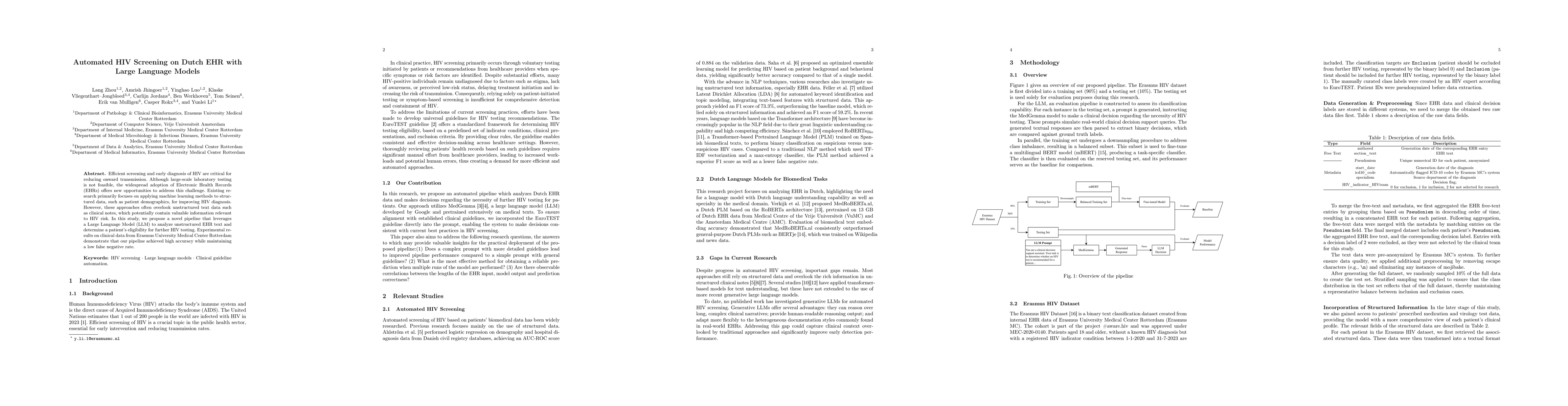Thumbnail for Automated HIV Screening on Dutch EHR with Large Language Models