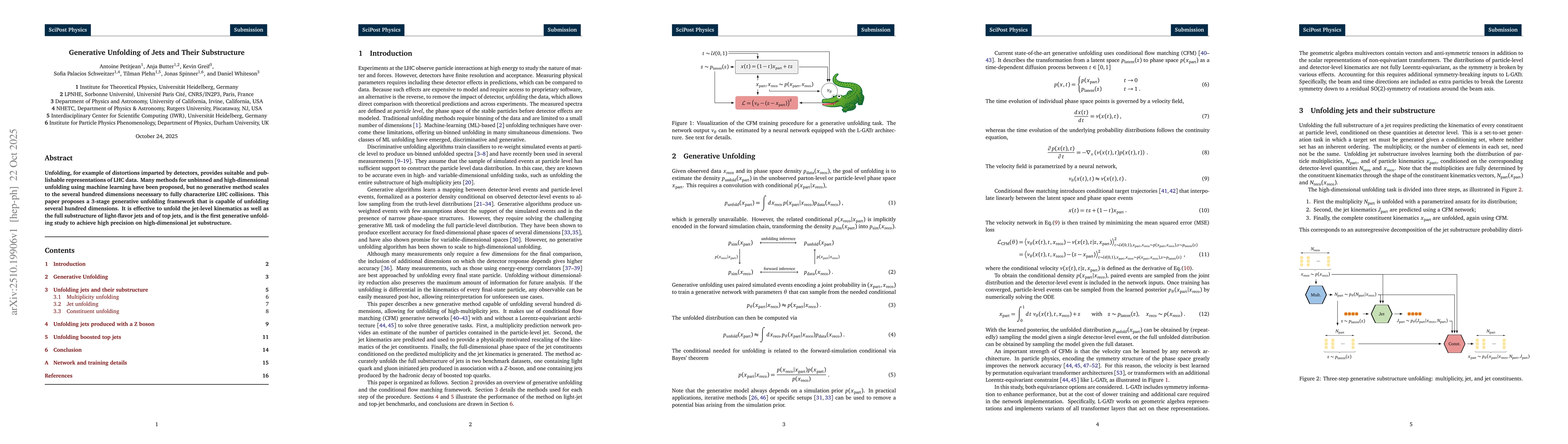 Thumbnail for Generative Unfolding of Jets and Their Substructure