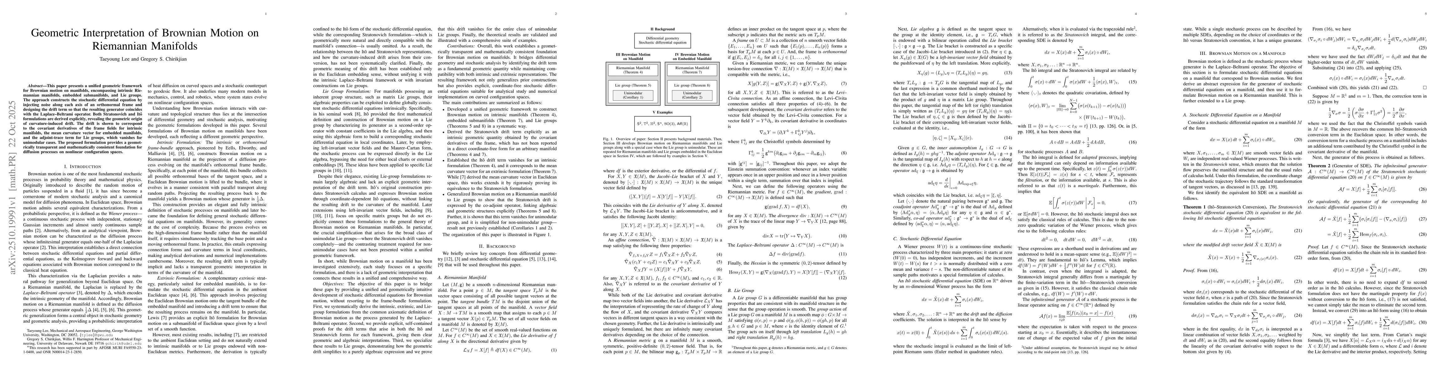 Thumbnail for Geometric Interpretation of Brownian Motion on Riemannian Manifolds