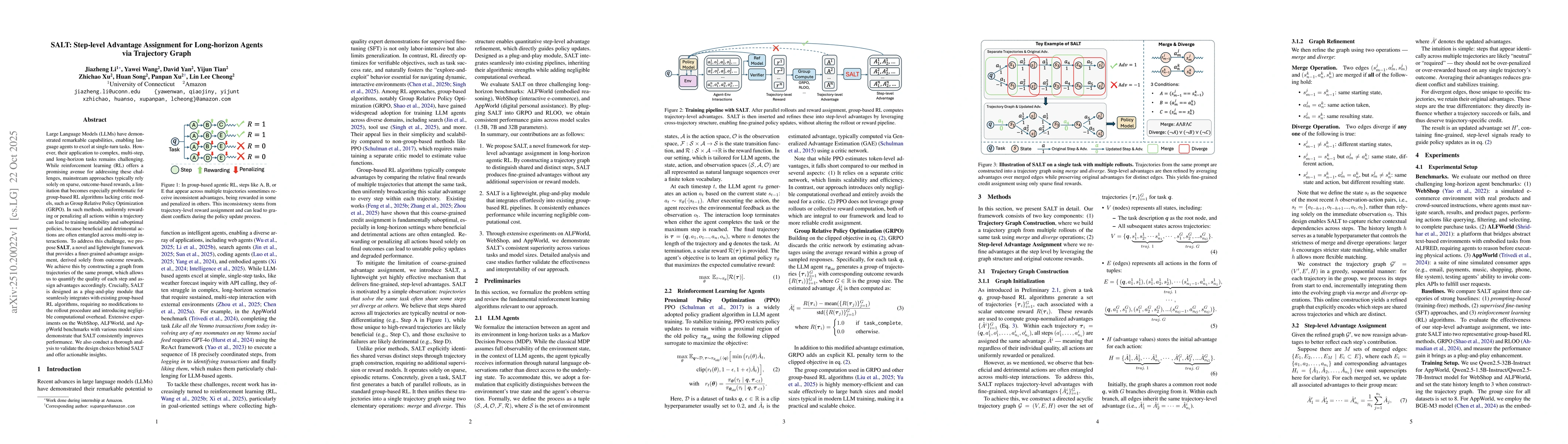 Thumbnail for SALT: Step-level Advantage Assignment for Long-horizon Agents via
  Trajectory Graph