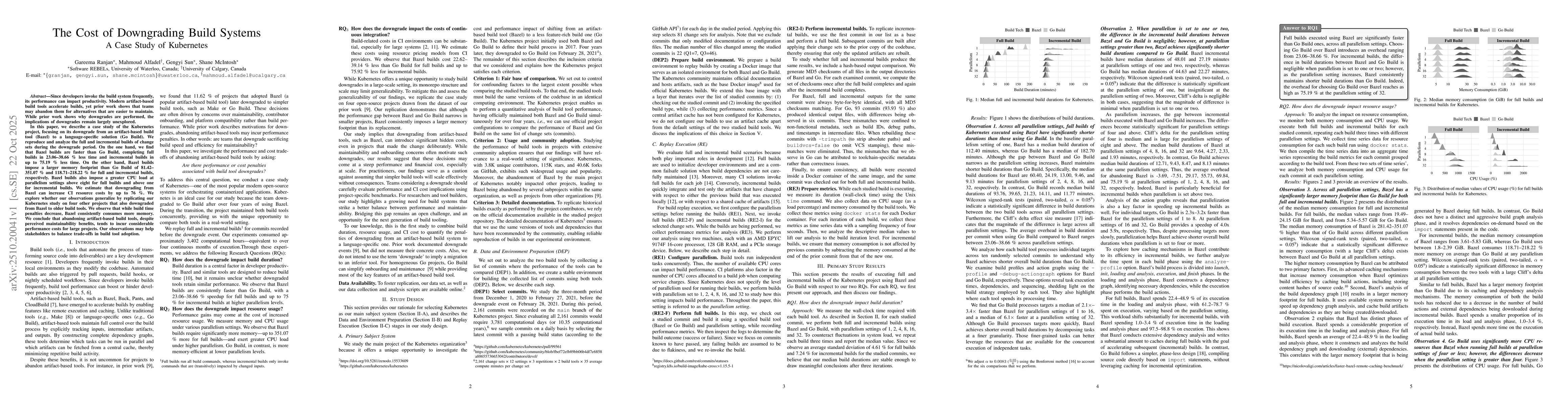 Thumbnail for The Cost of Downgrading Build Systems: A Case Study of Kubernetes