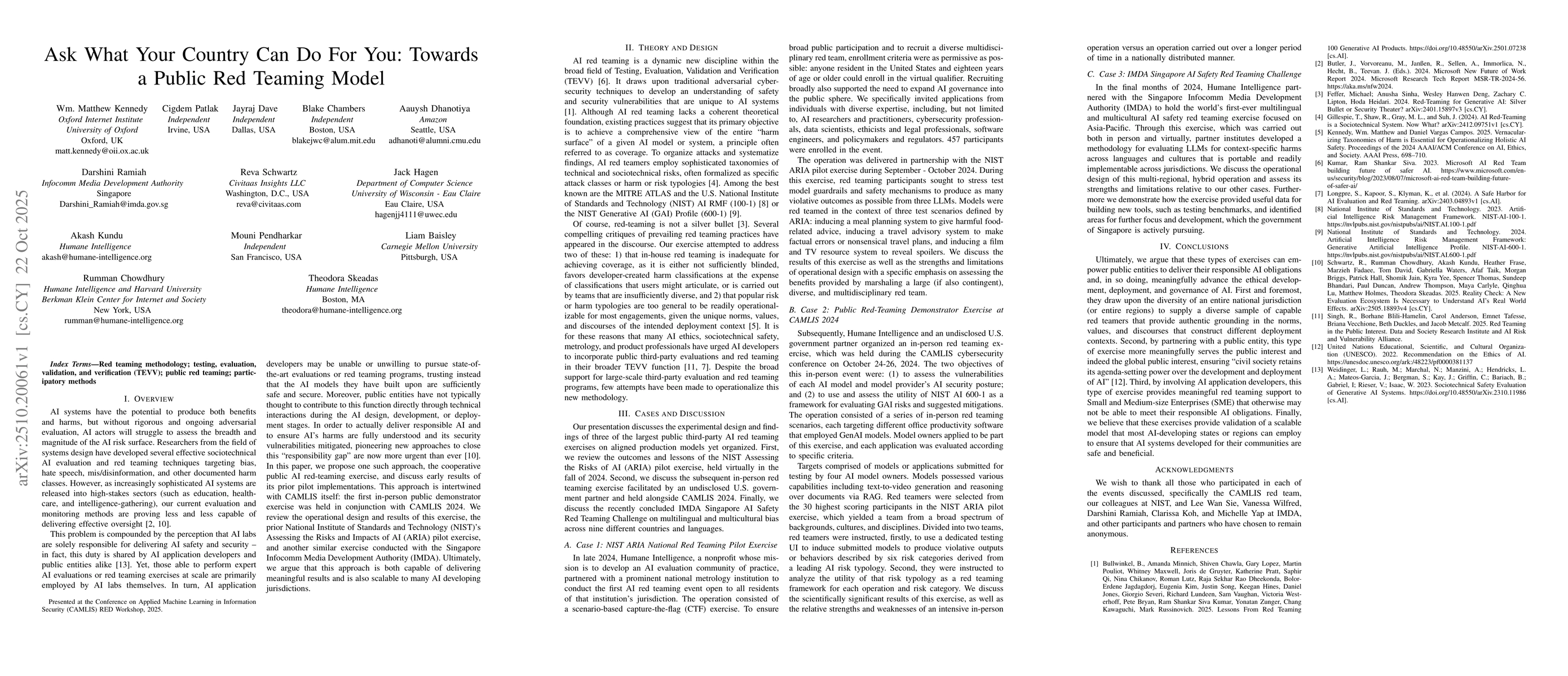 Thumbnail for Ask What Your Country Can Do For You: Towards a Public Red Teaming Model