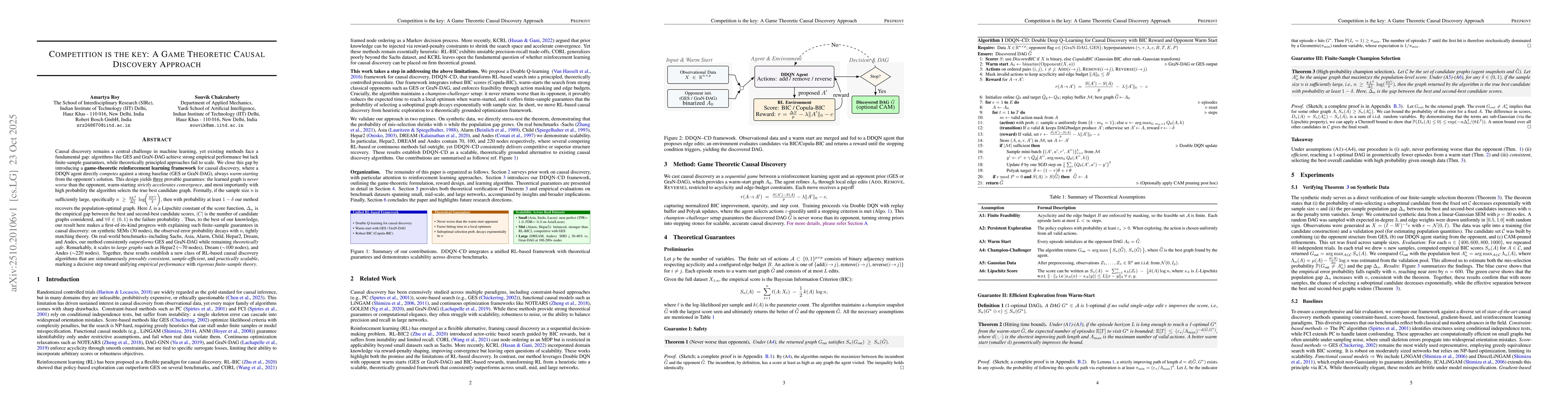 Thumbnail for Competition is the key: A Game Theoretic Causal Discovery Approach