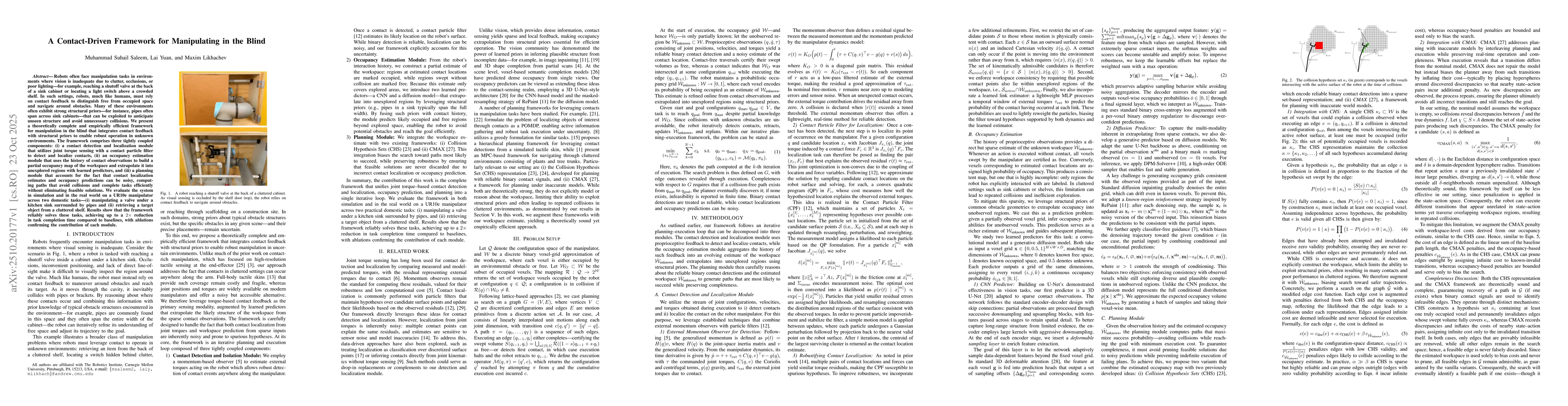 Thumbnail for A Contact-Driven Framework for Manipulating in the Blind