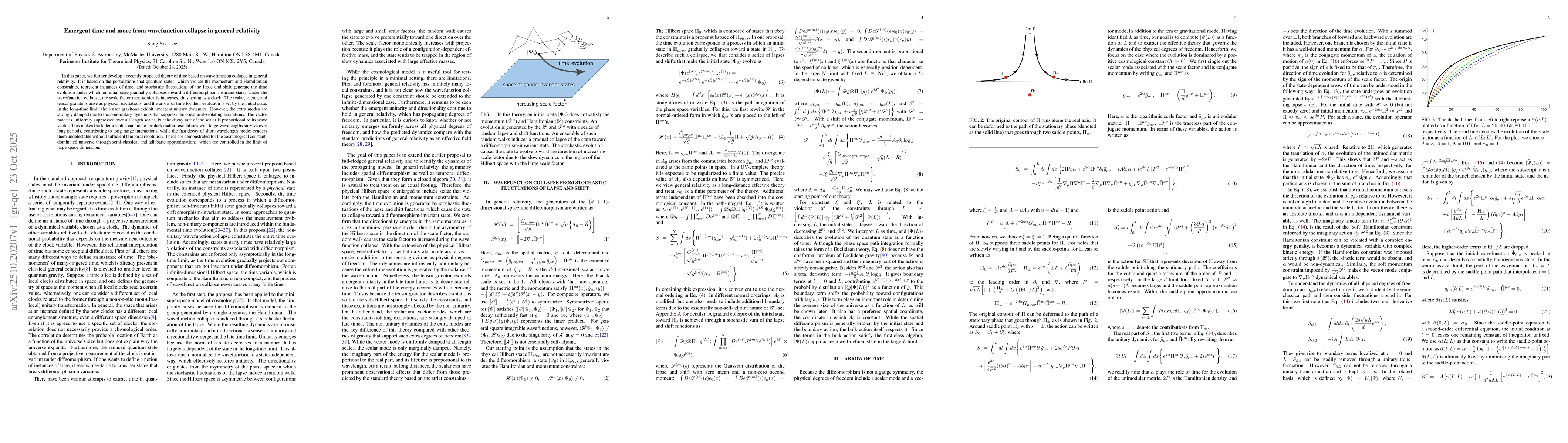Thumbnail for Emergent time and more from wavefunction collapse in general relativity