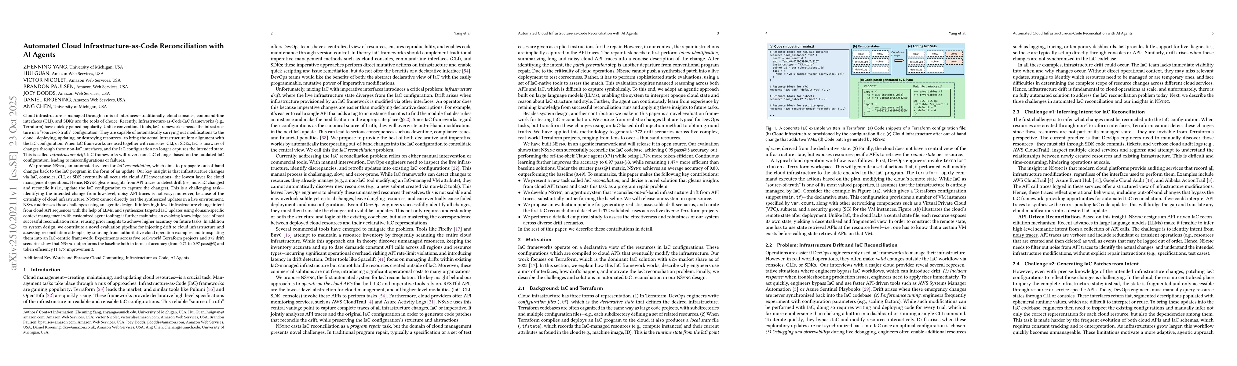 Thumbnail for Automated Cloud Infrastructure-as-Code Reconciliation with AI Agents