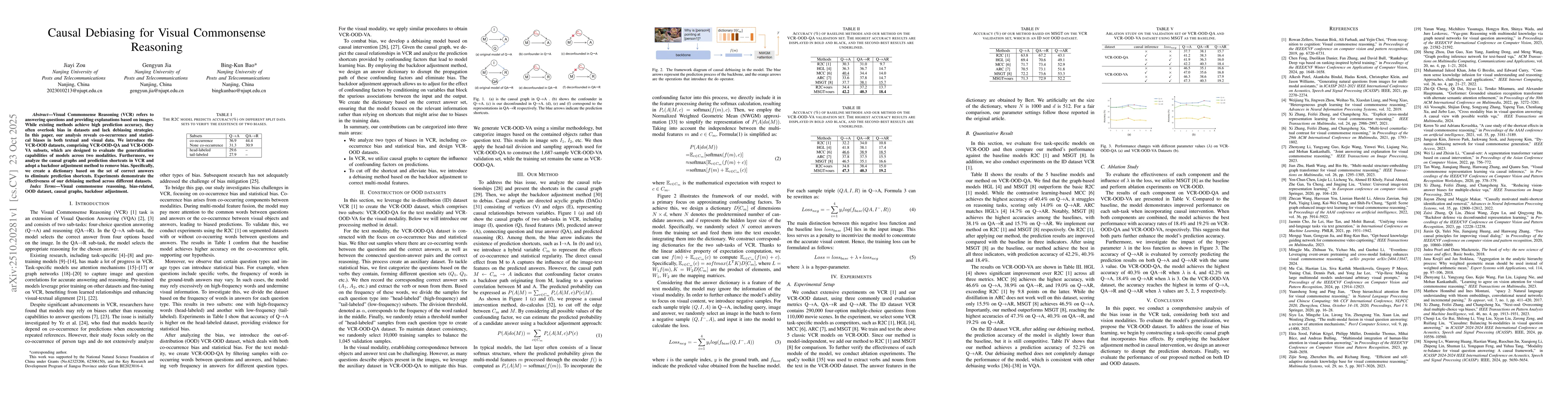 Thumbnail for Causal Debiasing for Visual Commonsense Reasoning