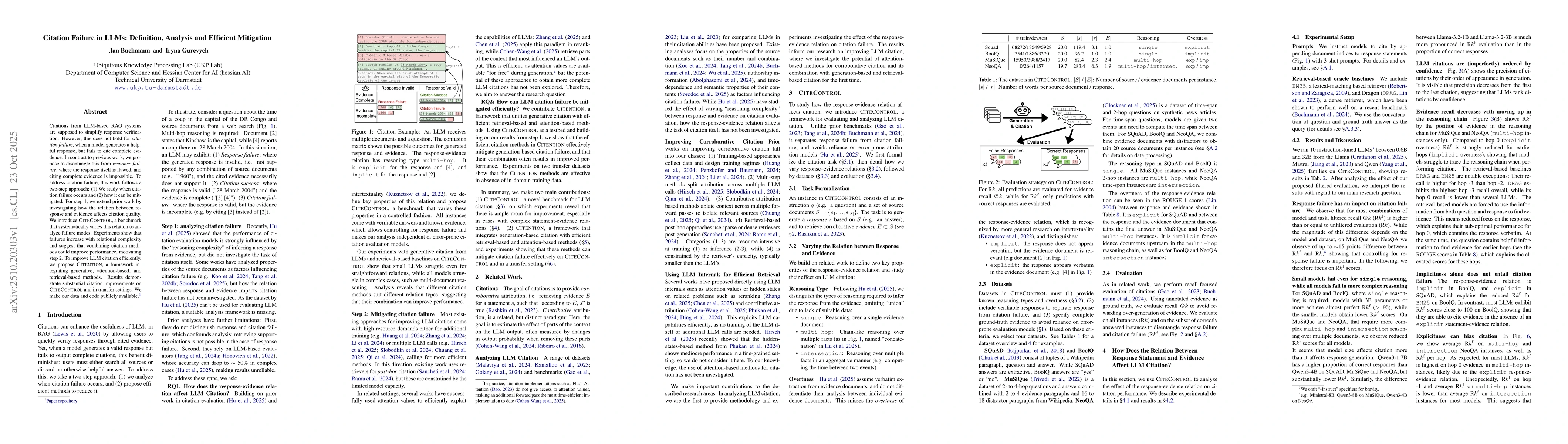 Thumbnail for Citation Failure: Definition, Analysis and Efficient Mitigation