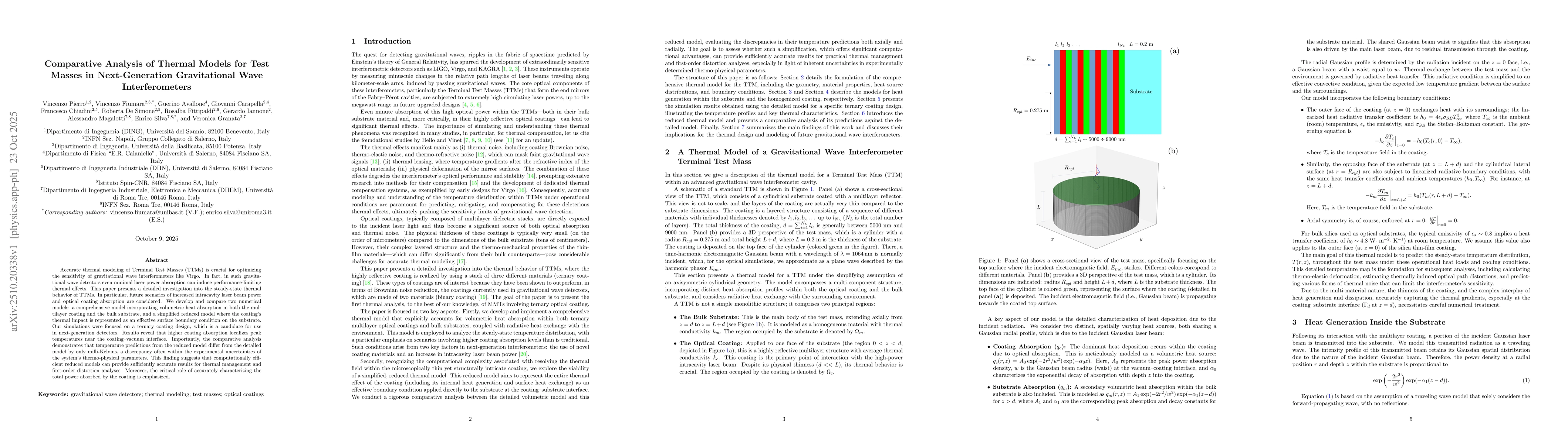 Thumbnail for Comparative Analysis of Thermal Models for Test Masses in
  Next-Generation Gravitational Wave Interferometers