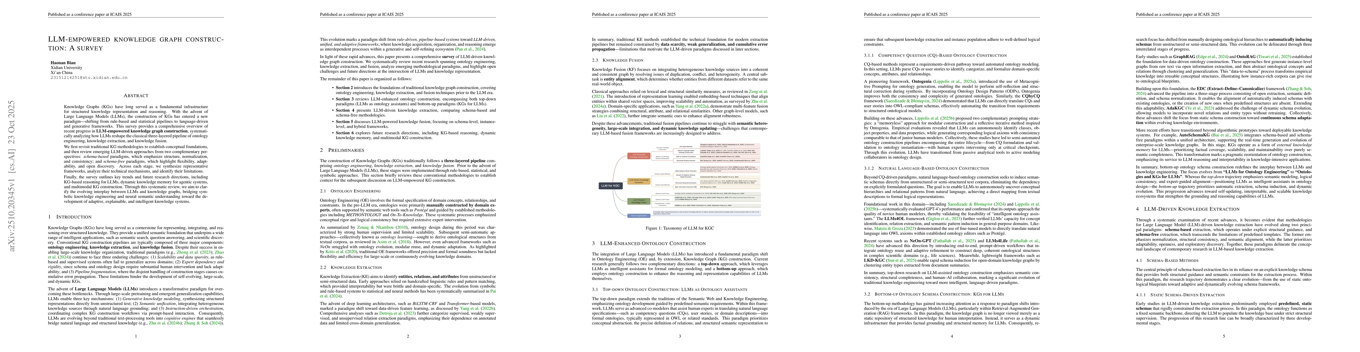 Thumbnail for LLM-empowered knowledge graph construction: A survey