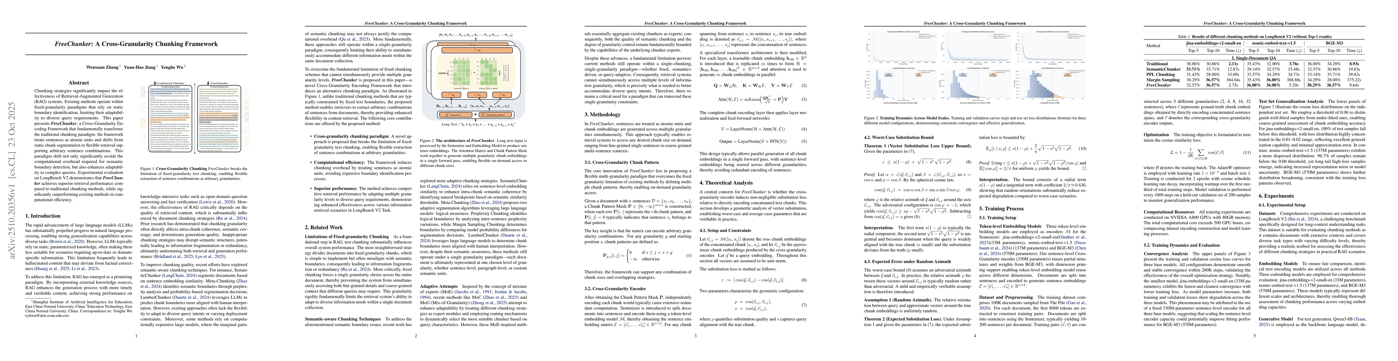 Thumbnail for FreeChunker: A Cross-Granularity Chunking Framework