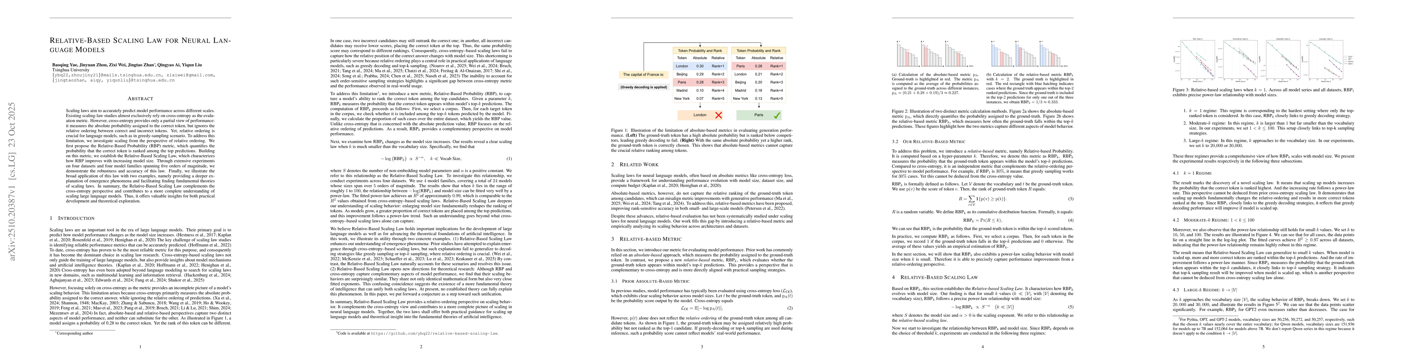 Thumbnail for Relative-Based Scaling Law for Neural Language Models