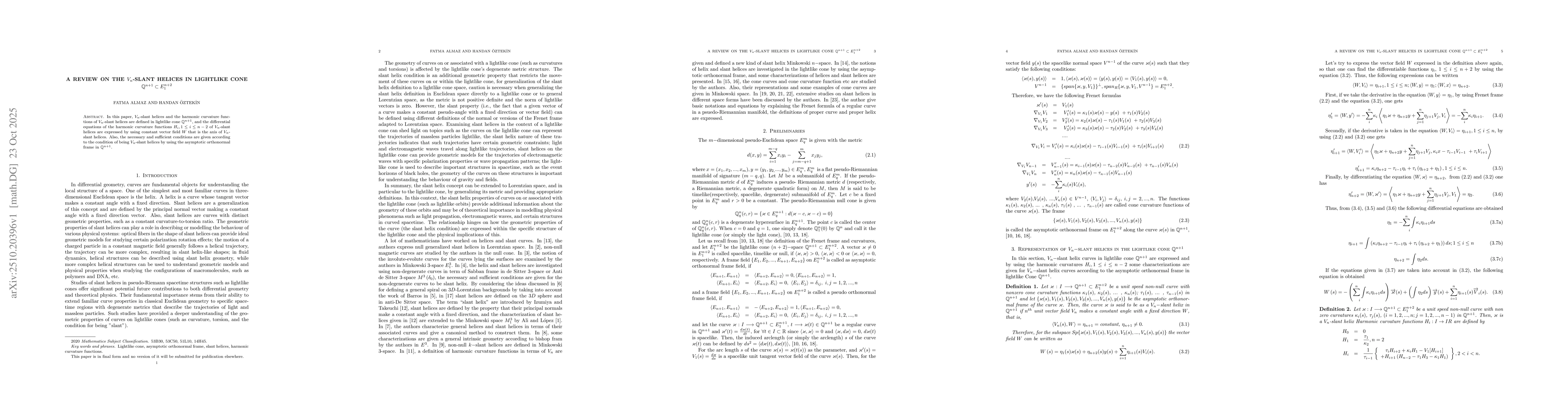 Thumbnail for A review on the Vn-slant helices in lightlike cone Qn+1 En+2