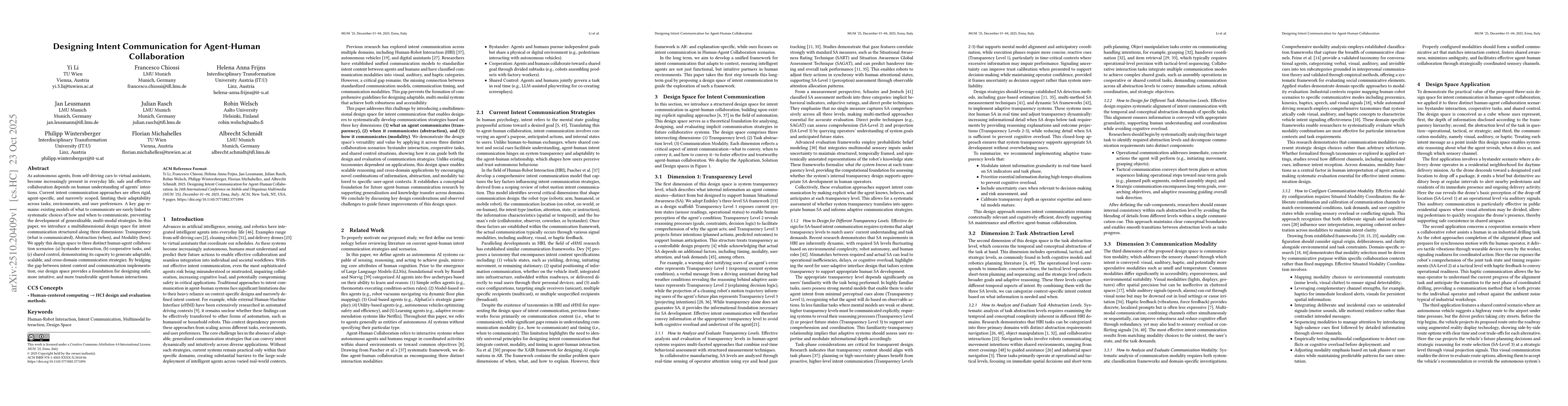 Thumbnail for Designing Intent Communication for Agent-Human Collaboration