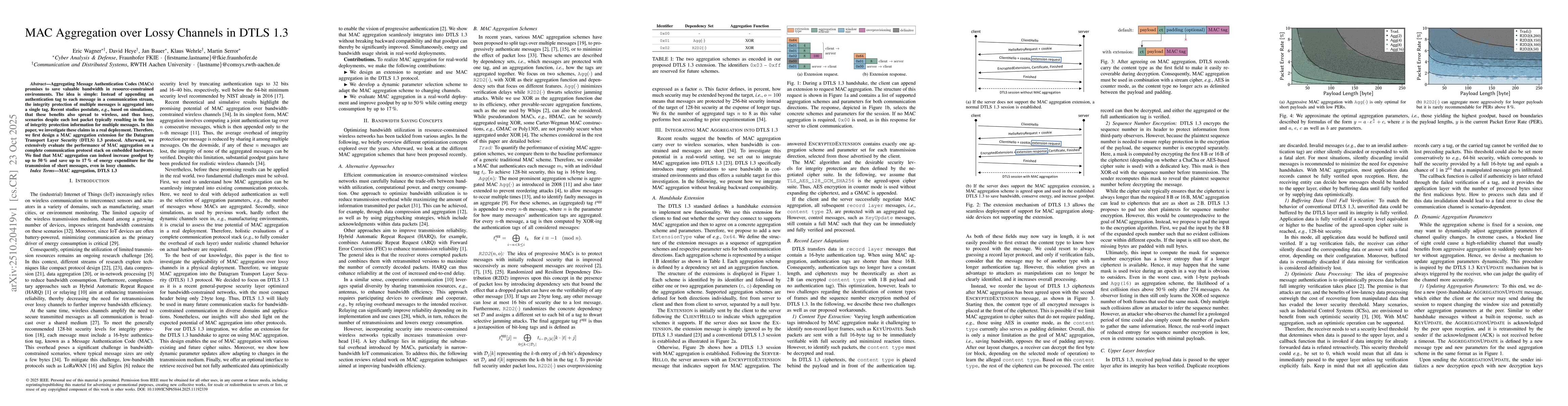 Thumbnail for MAC Aggregation over Lossy Channels in DTLS 1.3