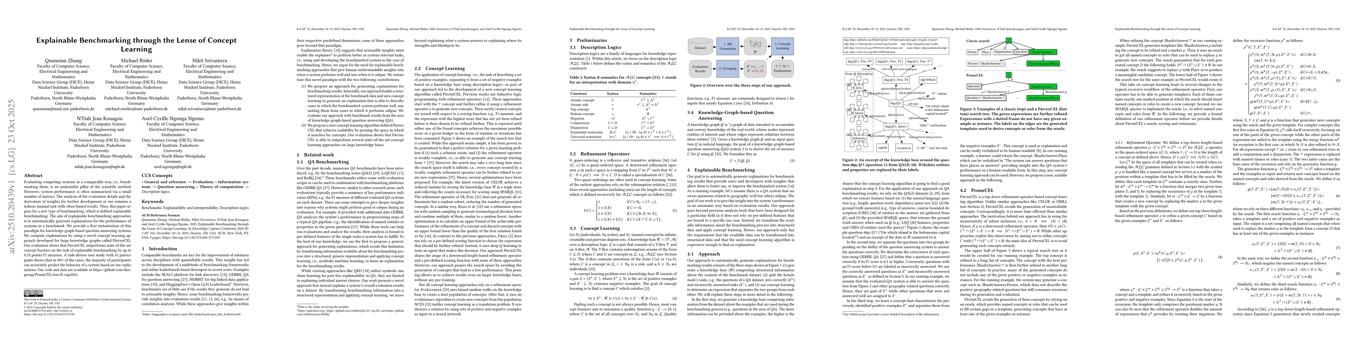 Thumbnail for Explainable Benchmarking through the Lense of Concept Learning