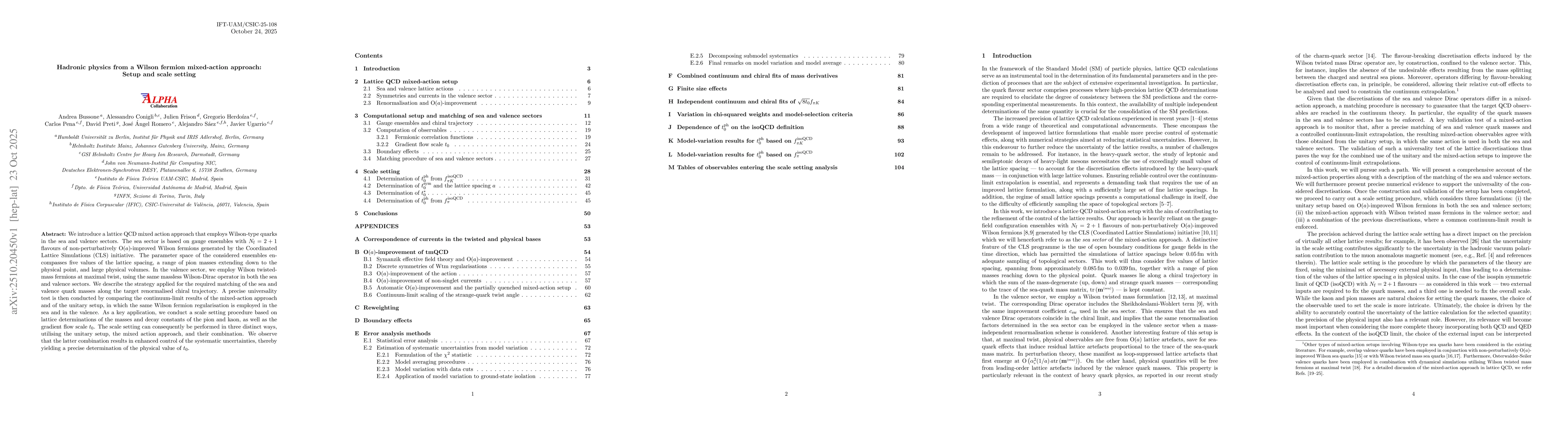 Thumbnail for Hadronic physics from a Wilson fermion mixed-action approach: Setup and
  scale setting
