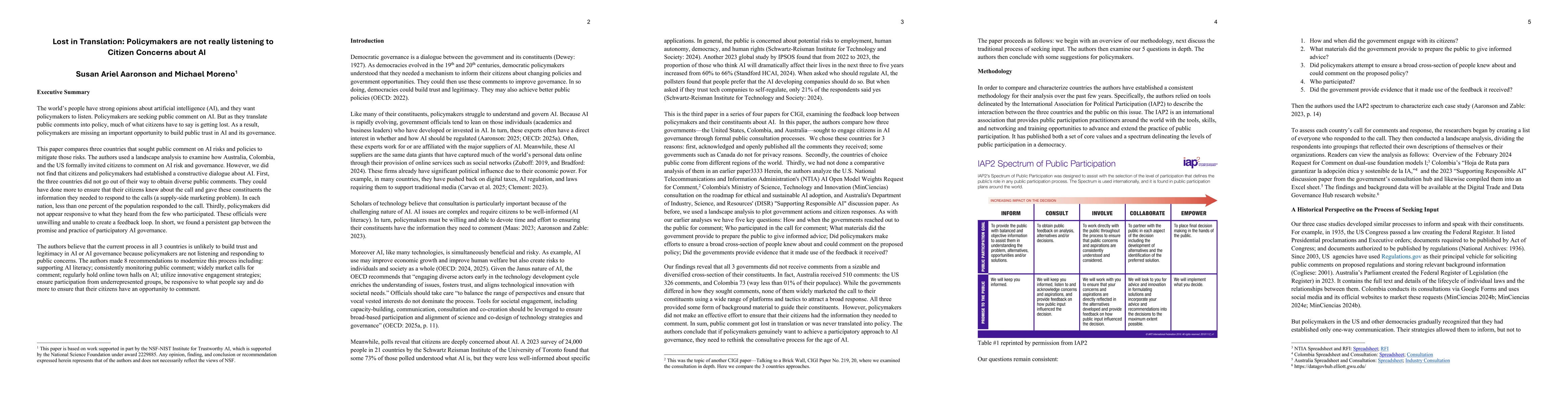 Thumbnail for Lost in Translation: Policymakers are not really listening to Citizen
  Concerns about AI