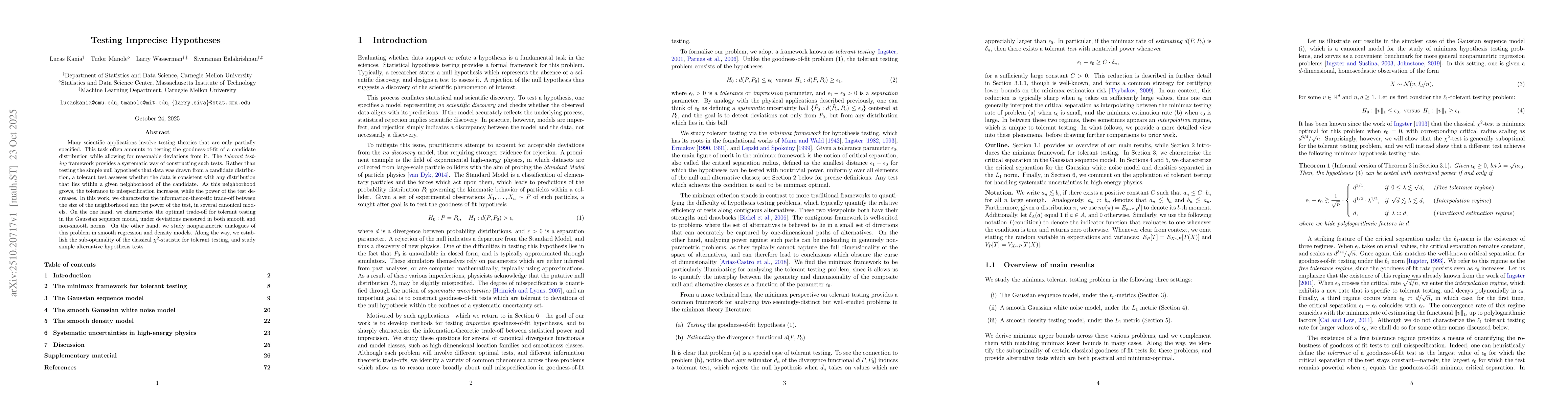 Thumbnail for Testing Imprecise Hypotheses