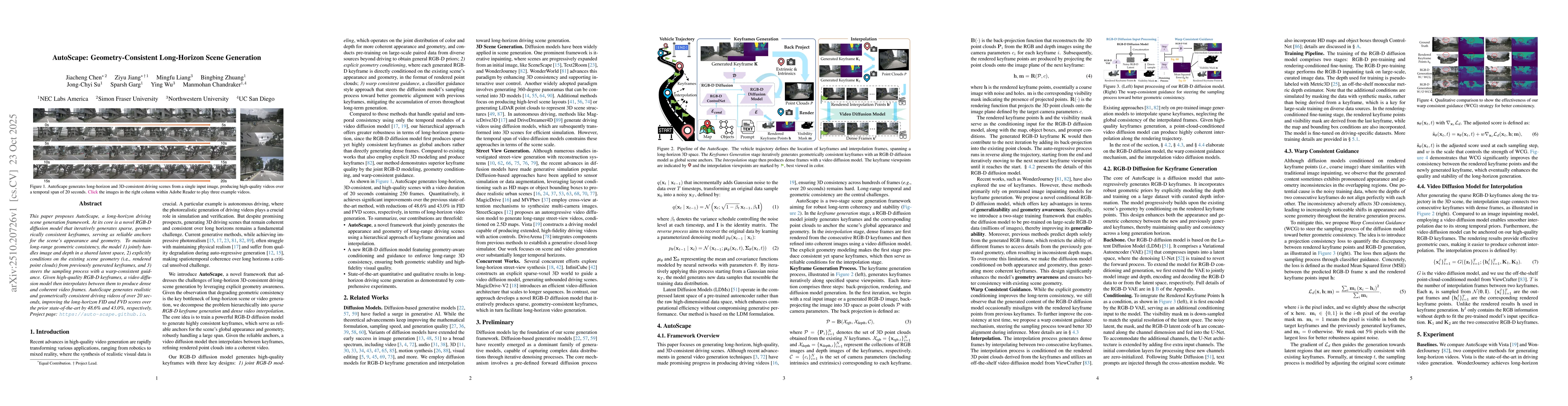 Thumbnail for AutoScape: Geometry-Consistent Long-Horizon Scene Generation