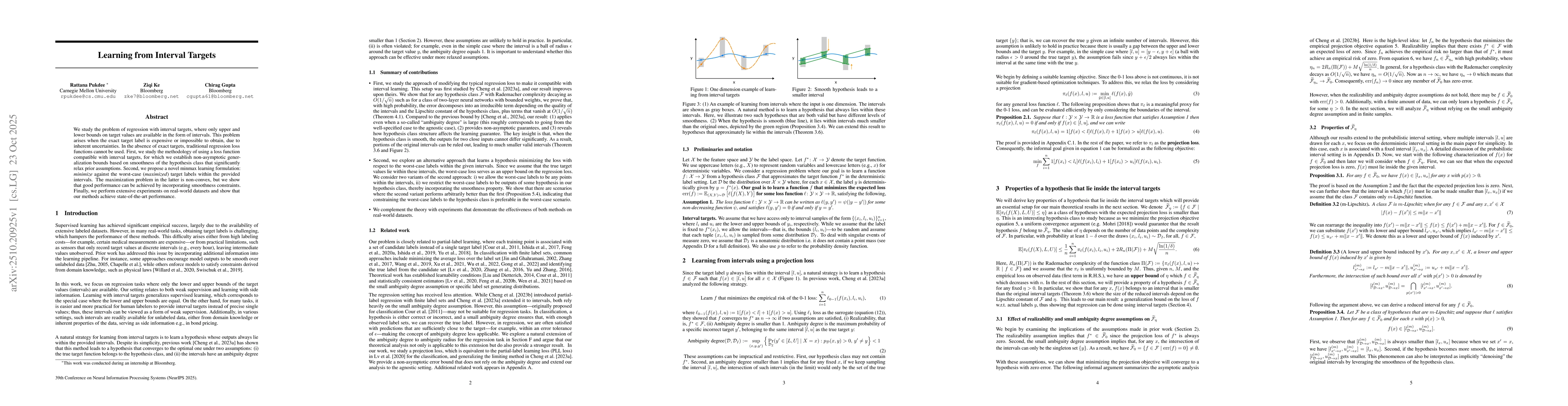 Thumbnail for Learning from Interval Targets