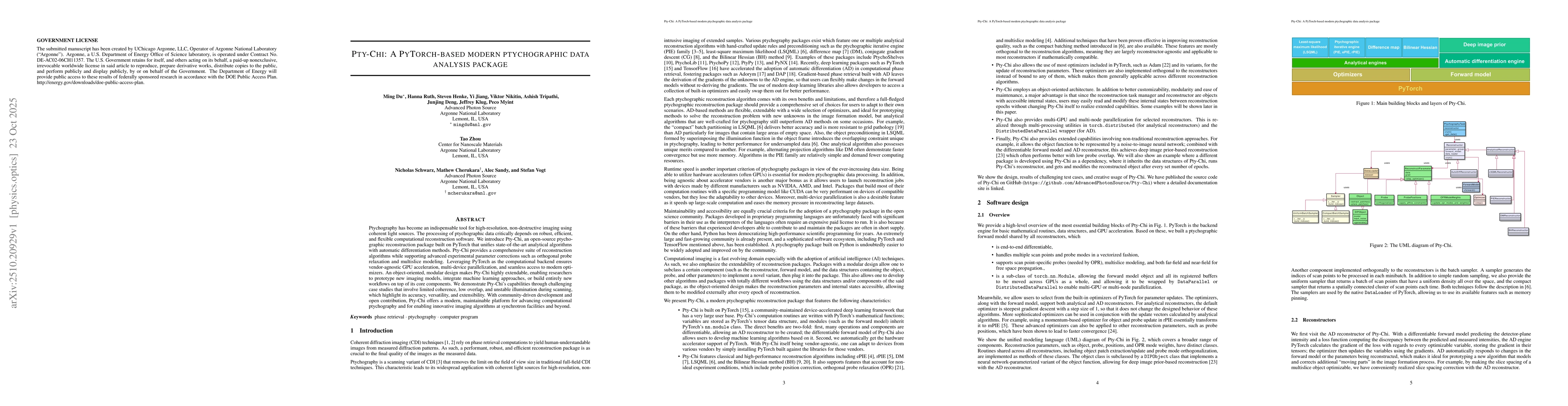 Thumbnail for Pty-Chi: A PyTorch-based modern ptychographic data analysis package