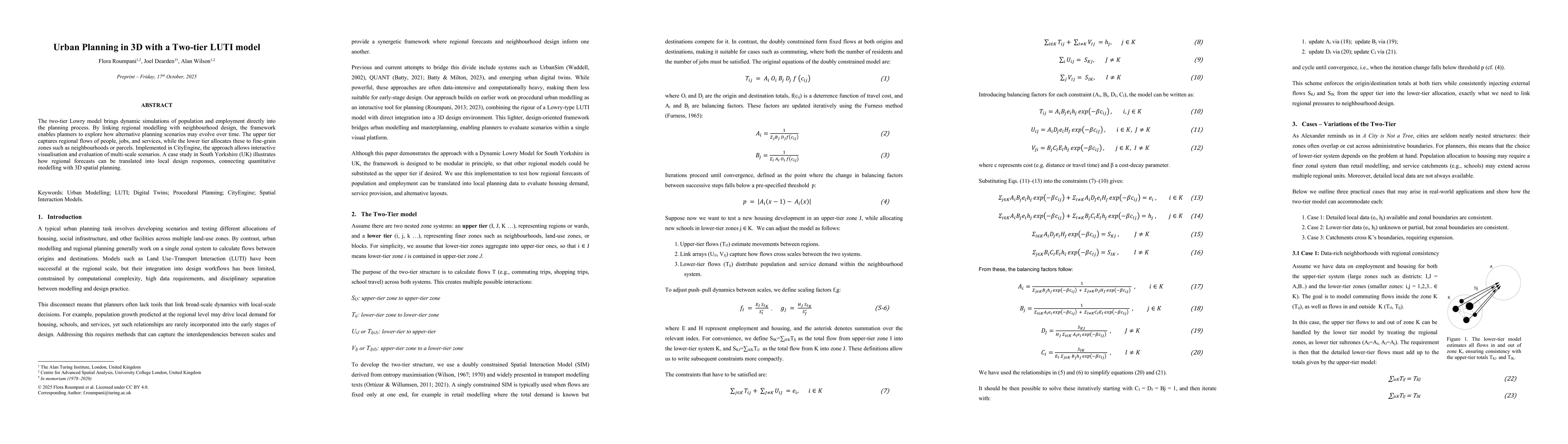 Thumbnail for Urban Planning in 3D with a Two-tier LUTI model