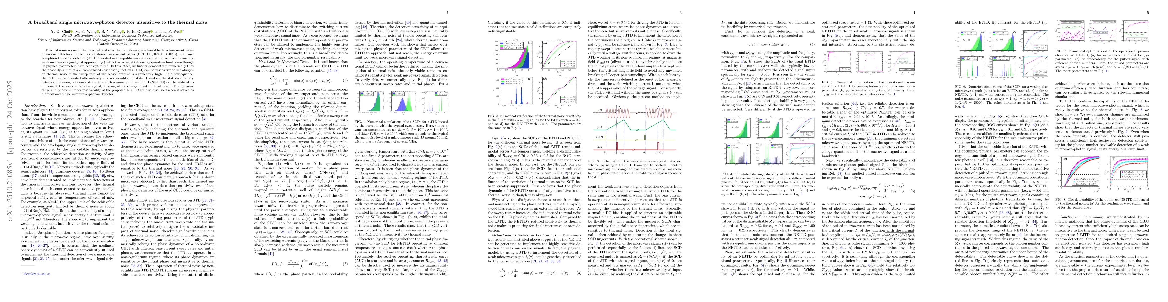 Thumbnail for A broadband single microwave-photon detector insensitive to the thermal
  noise