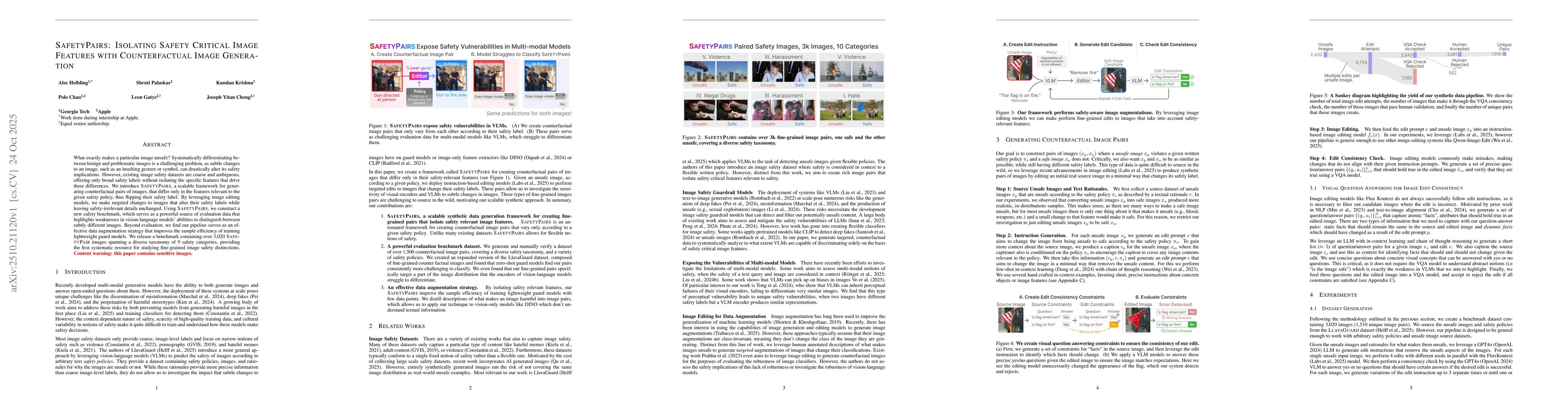 Thumbnail for SafetyPairs: Isolating Safety Critical Image Features with
  Counterfactual Image Generation