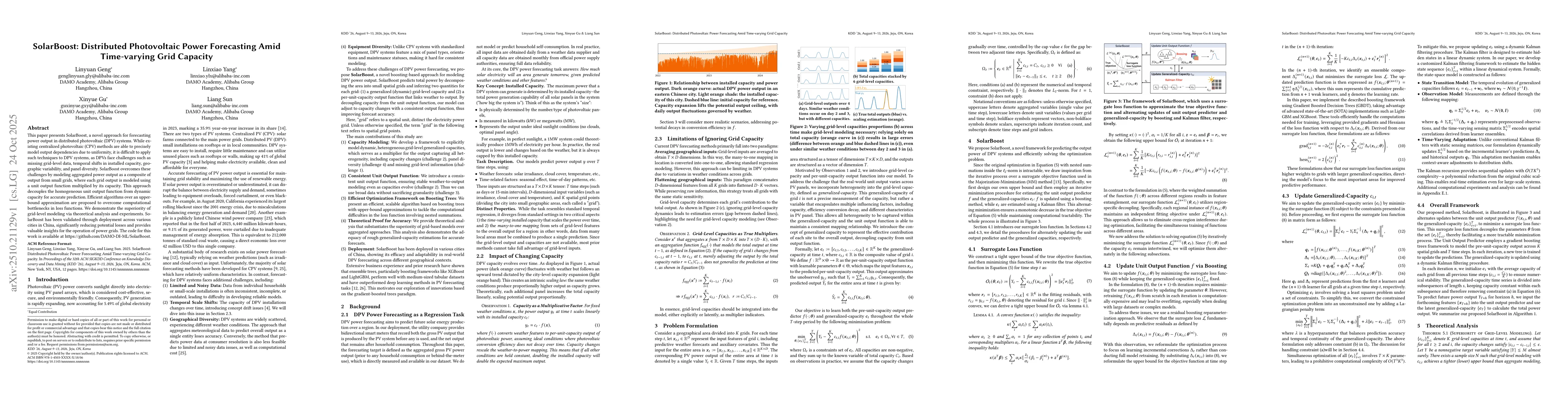Thumbnail for SolarBoost: Distributed Photovoltaic Power Forecasting Amid Time-varying
  Grid Capacity
