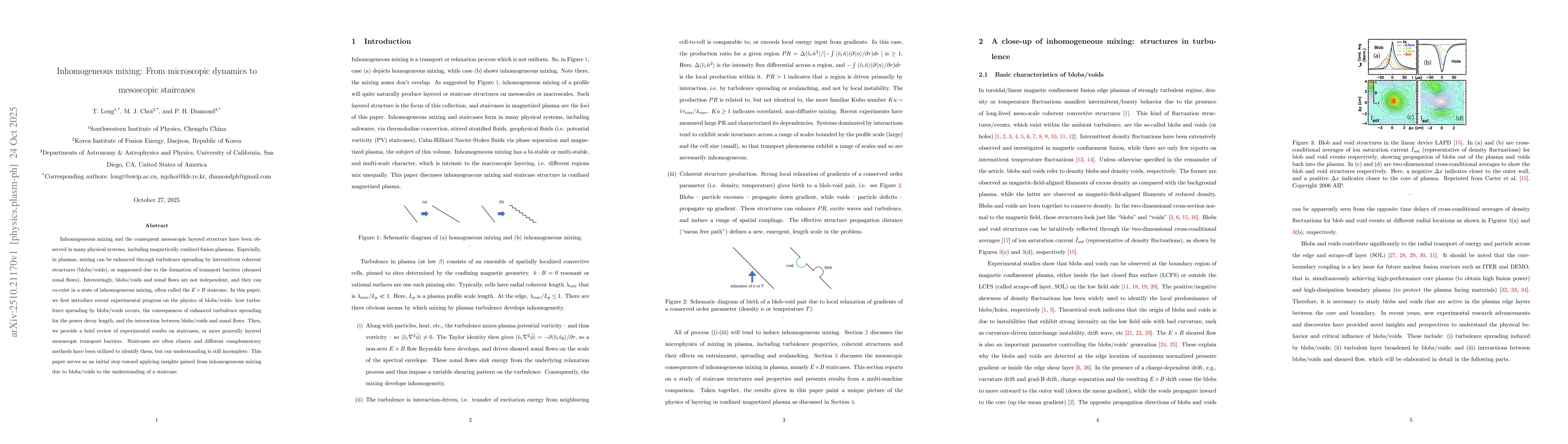 Thumbnail for Inhomogeneous mixing: From microscopic dynamics to mesoscopic staircases