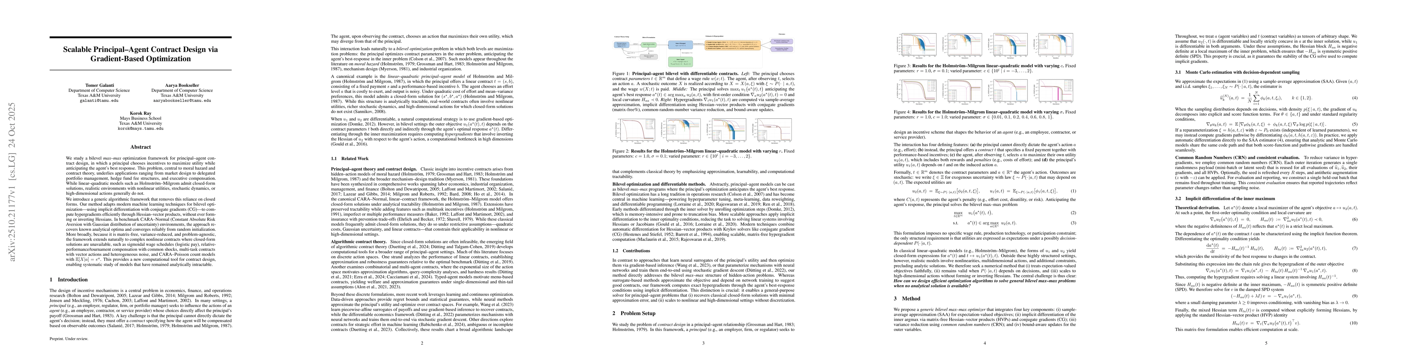 Thumbnail for Scalable Principal-Agent Contract Design via Gradient-Based Optimization