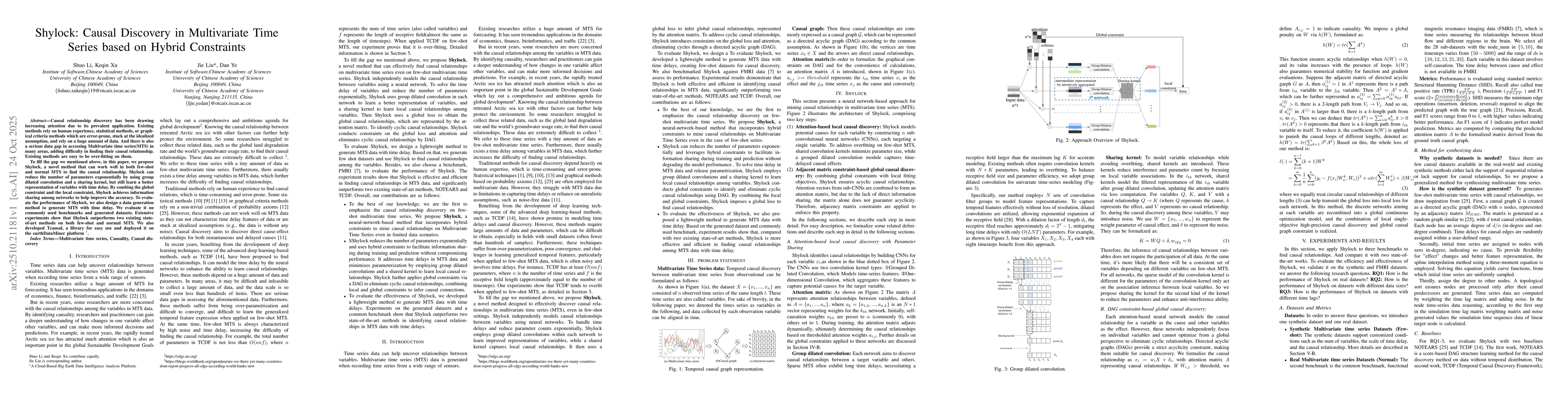 Thumbnail for Shylock: Causal Discovery in Multivariate Time Series based on Hybrid
  Constraints