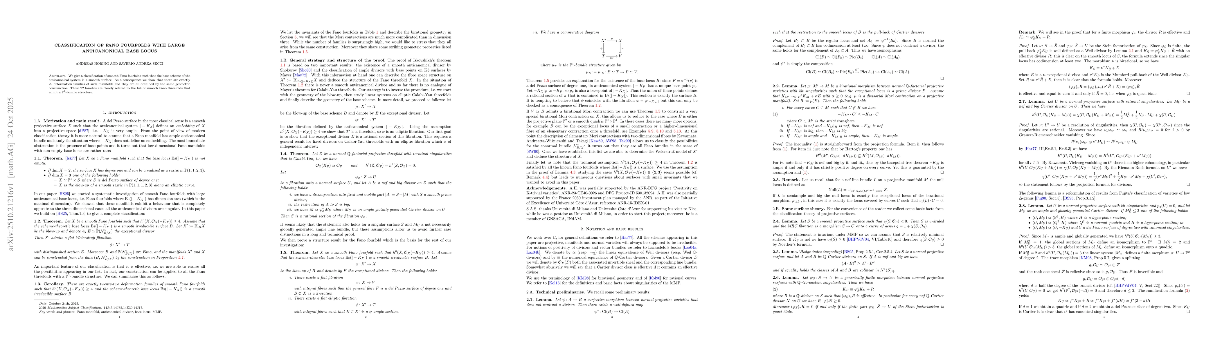 Thumbnail for Classification of Fano fourfolds with large anticanonical base locus