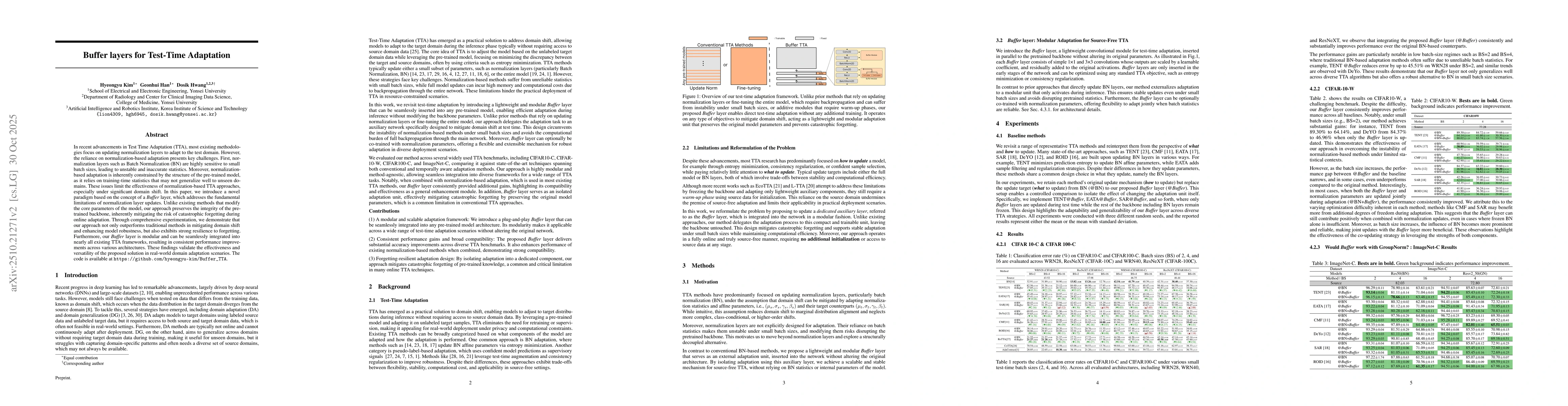Thumbnail for Buffer layers for Test-Time Adaptation