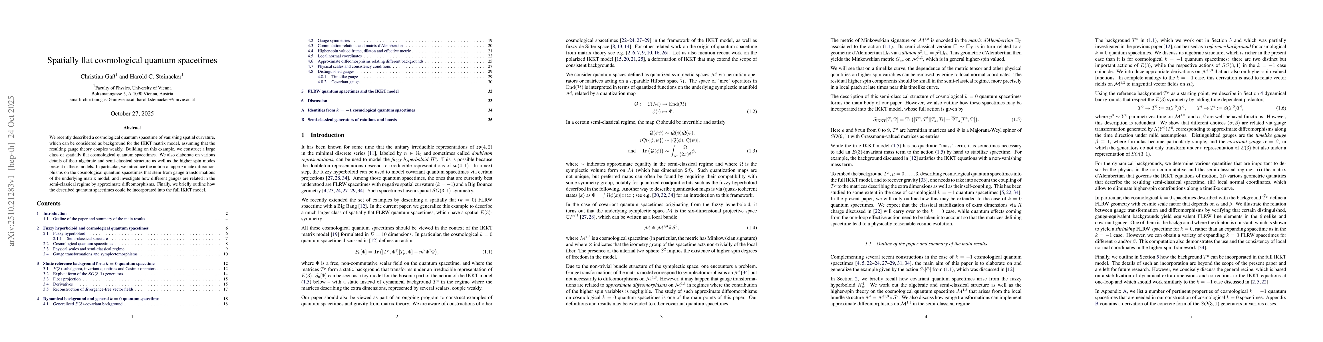 Thumbnail for Spatially flat cosmological quantum spacetimes