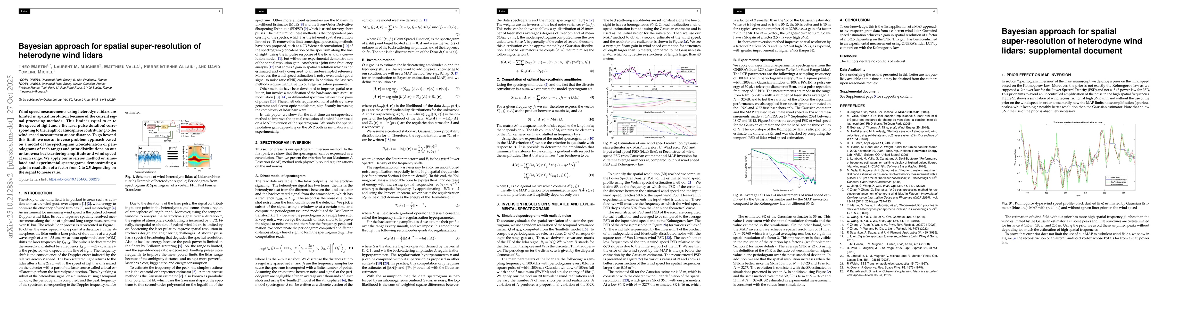 Thumbnail for Bayesian approach for spatial super-resolution of heterodyne wind lidars