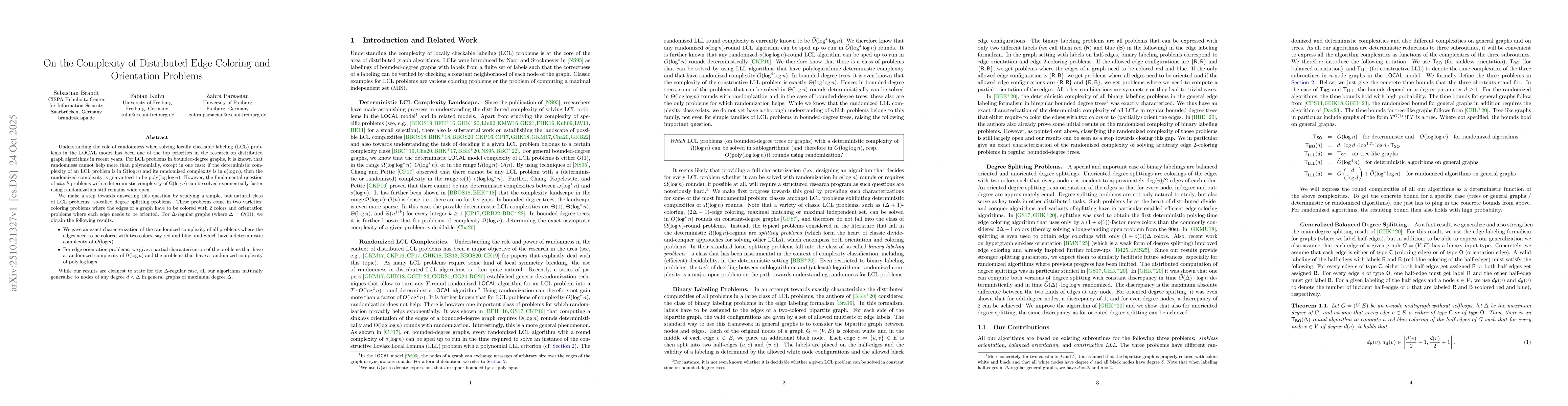 Thumbnail for On the Complexity of Distributed Edge Coloring and Orientation Problems