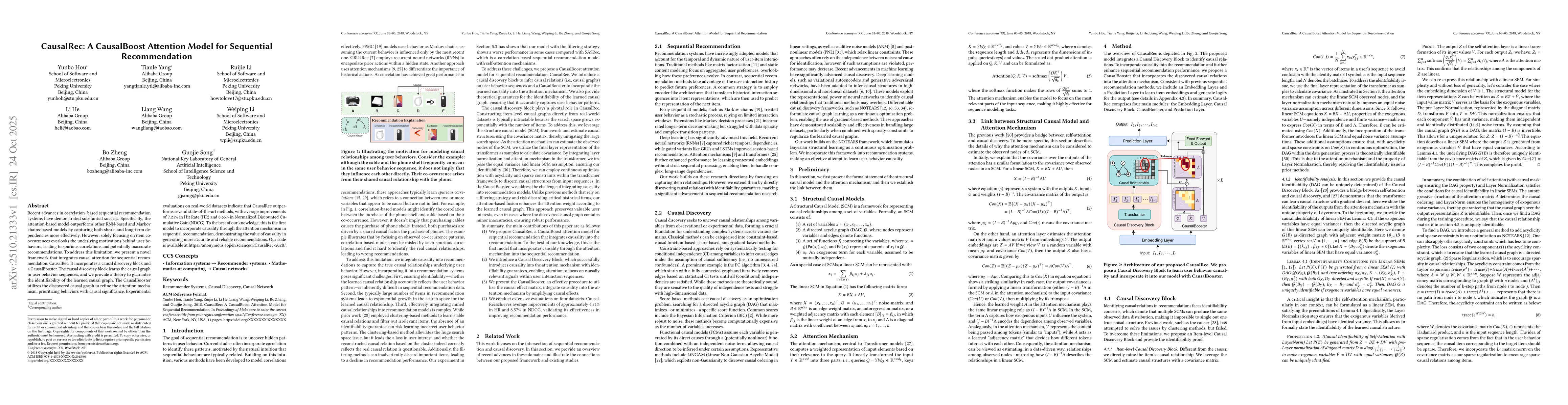 Thumbnail for CausalRec: A CausalBoost Attention Model for Sequential Recommendation