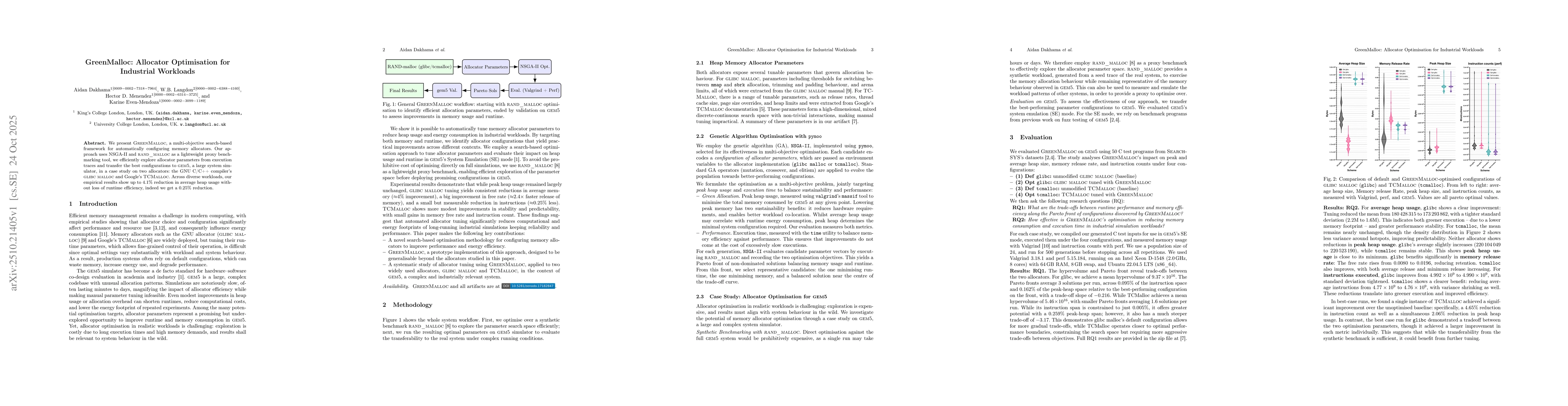 Thumbnail for GreenMalloc: Allocator Optimisation for Industrial Workloads