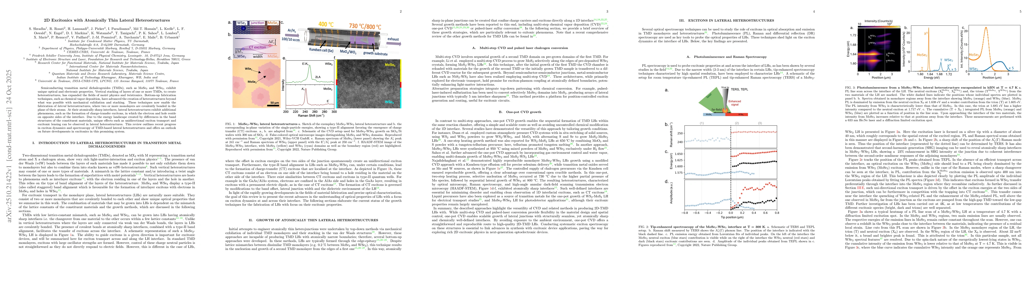 Thumbnail for 2D Excitonics with Atomically Thin Lateral Heterostructures