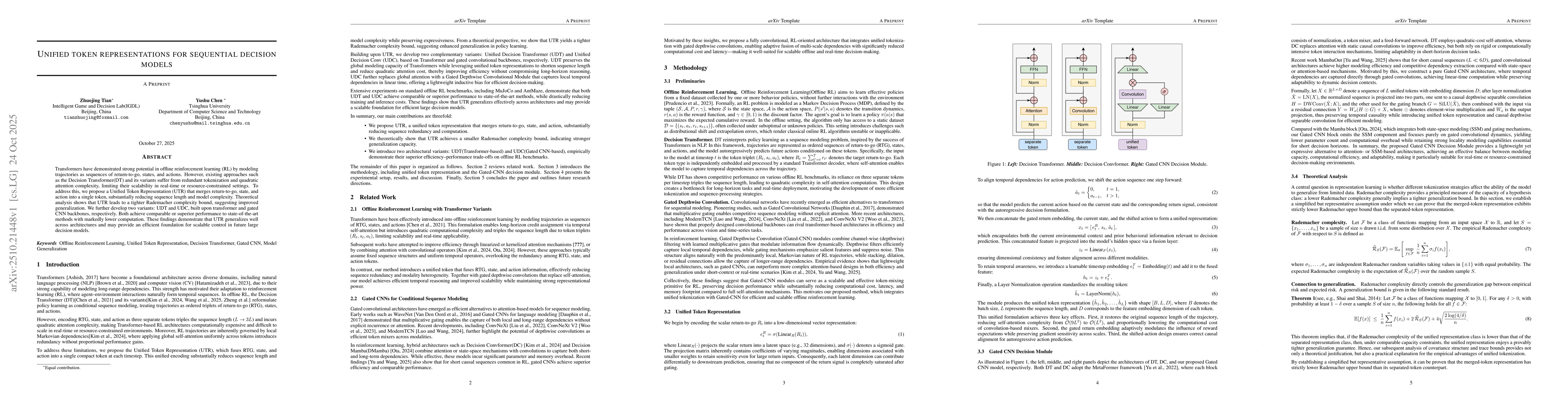 Thumbnail for Unified token representations for sequential decision models