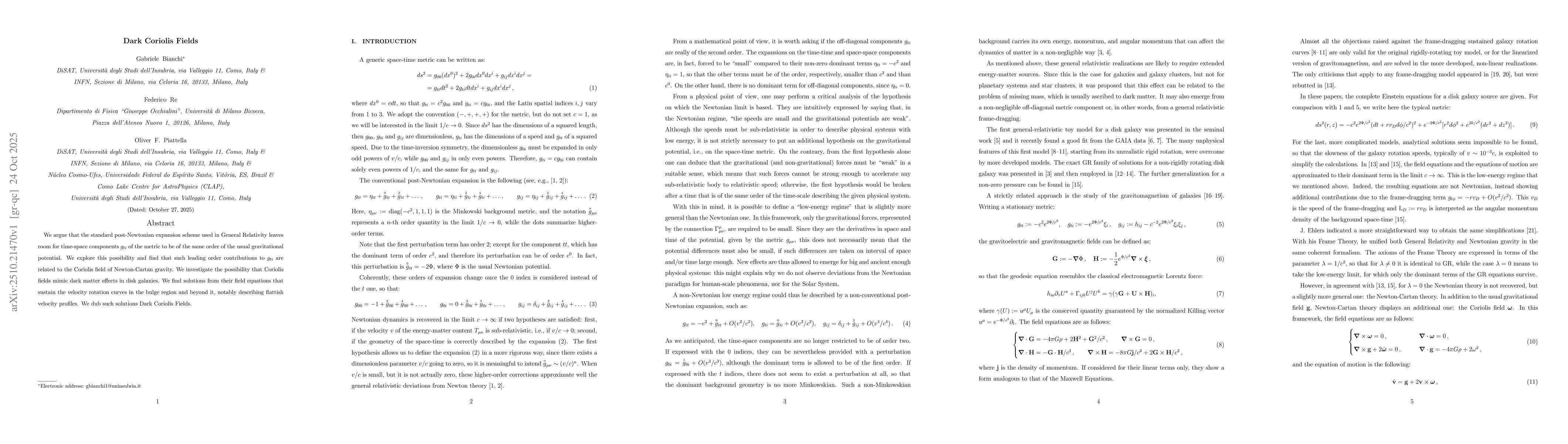 Thumbnail for Dark Coriolis Fields