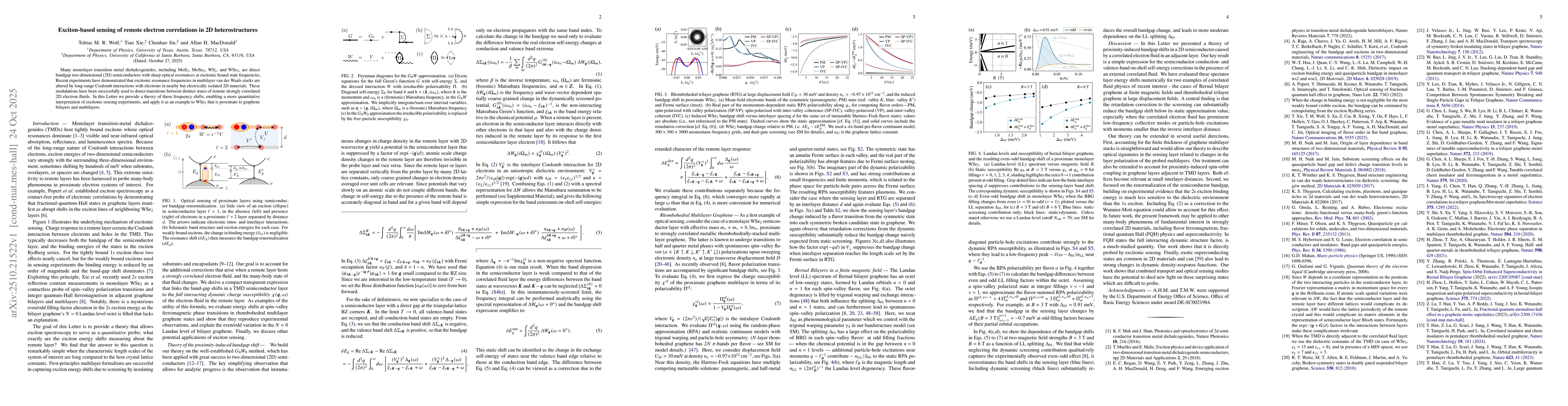 Thumbnail for Exciton-based sensing of remote electron correlations in 2D
  heterostructures