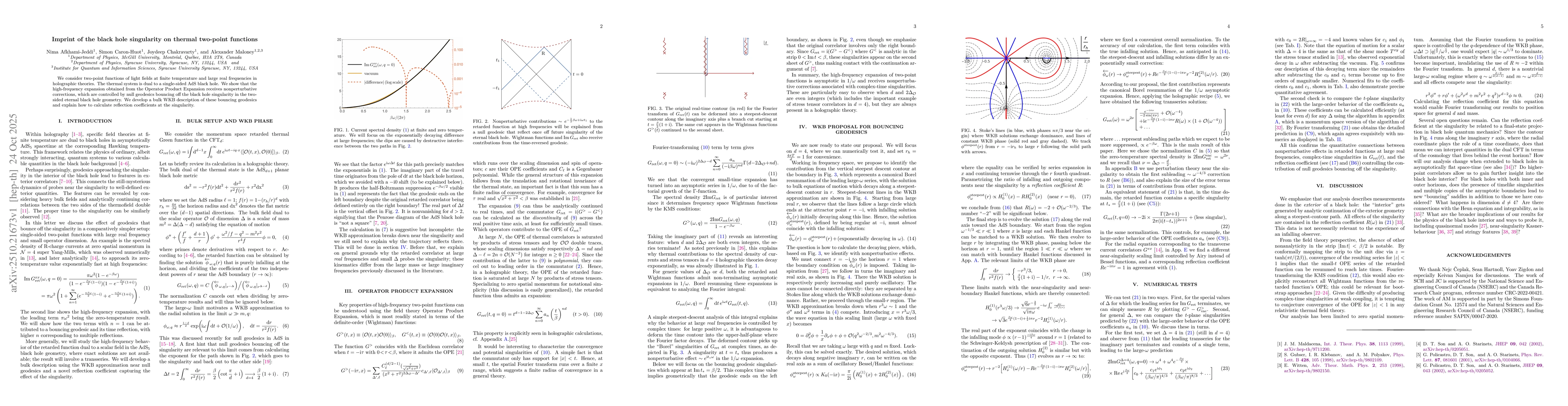 Thumbnail for Imprint of the black hole singularity on thermal two-point functions