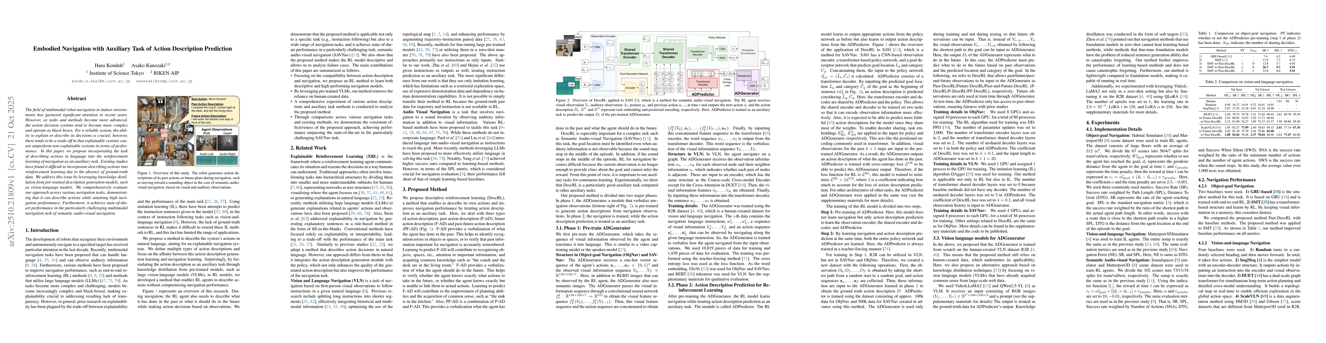 Thumbnail for Embodied Navigation with Auxiliary Task of Action Description Prediction