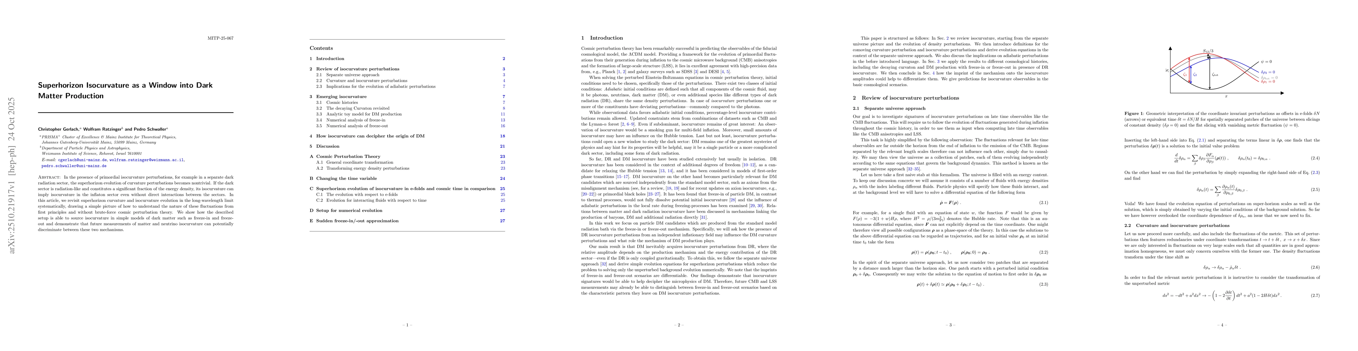 Thumbnail for Superhorizon Isocurvature as a Window into Dark Matter Production