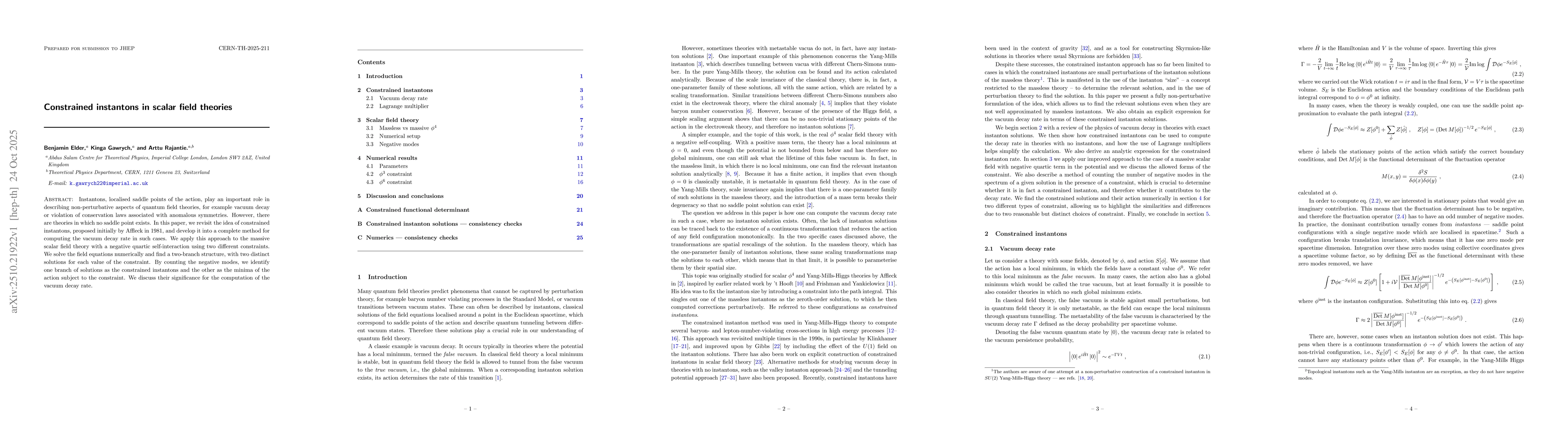 Thumbnail for Constrained instantons in scalar field theories
