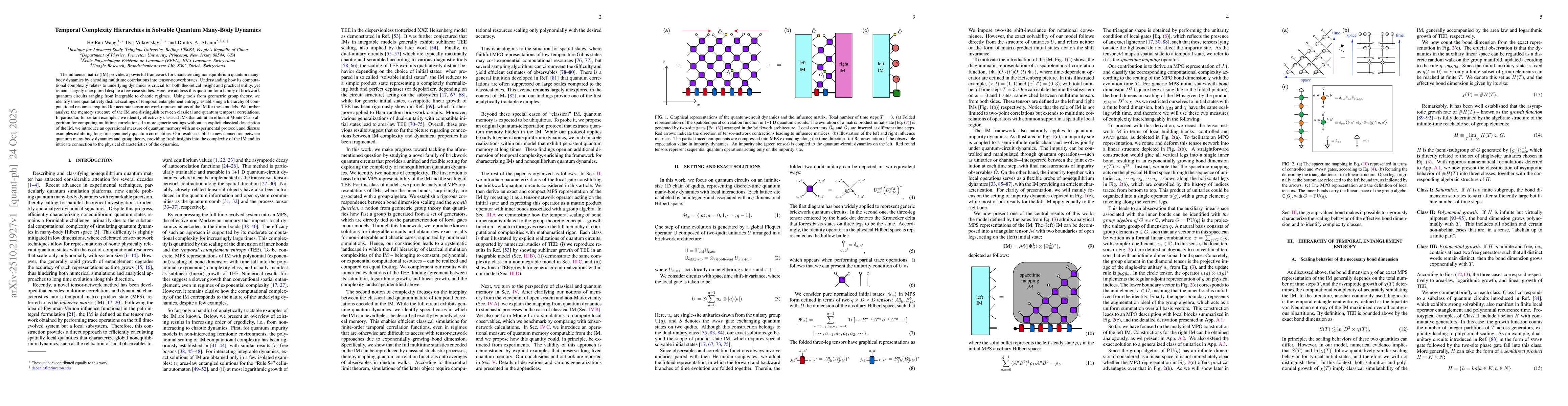 Thumbnail for Temporal Complexity Hierarchies in Solvable Quantum Many-Body Dynamics