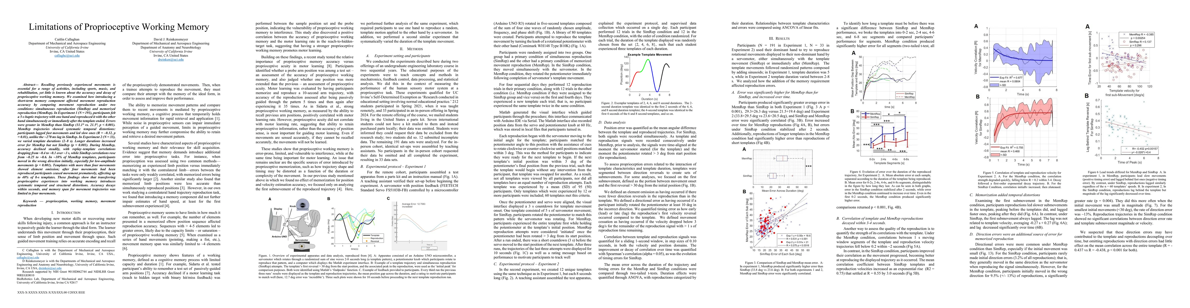 Thumbnail for Limitations of Proprioceptive Working Memory